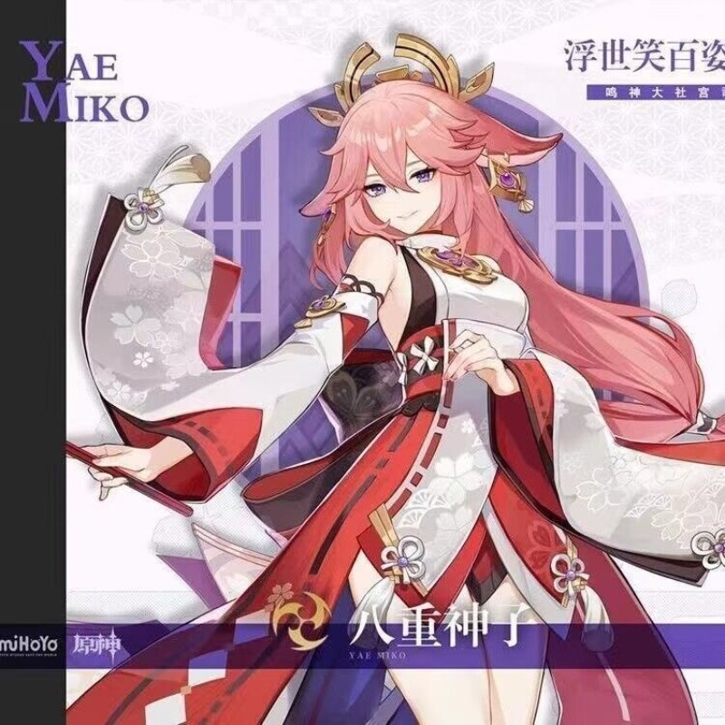 Anime Cosplay Kostüm - Genshin impacto yae miko cosplay kostüm