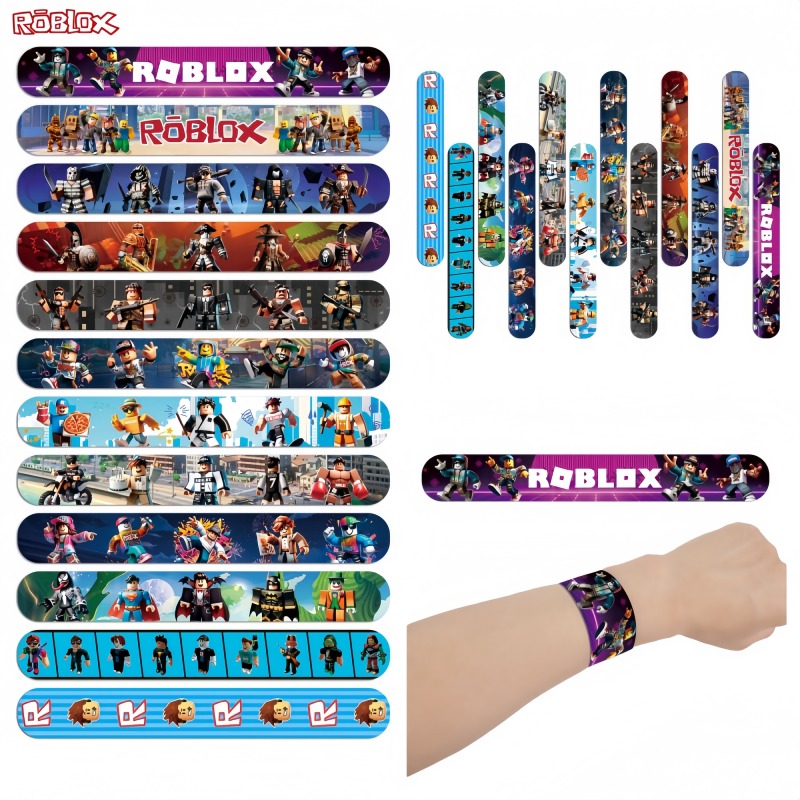 Anime Cosplay Roblox - 12/24 Peças Pulseiras Elásticas Roblox, Brinquedos