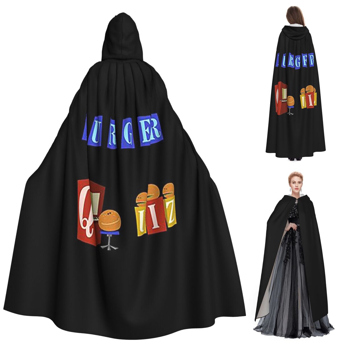 Anime Cosplay Quiz - Burger quiz novo logotipo longo com