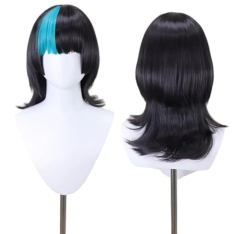 Anime Cosplay Blue Hair - Peruca Anime Kirara Hoshi Azul e