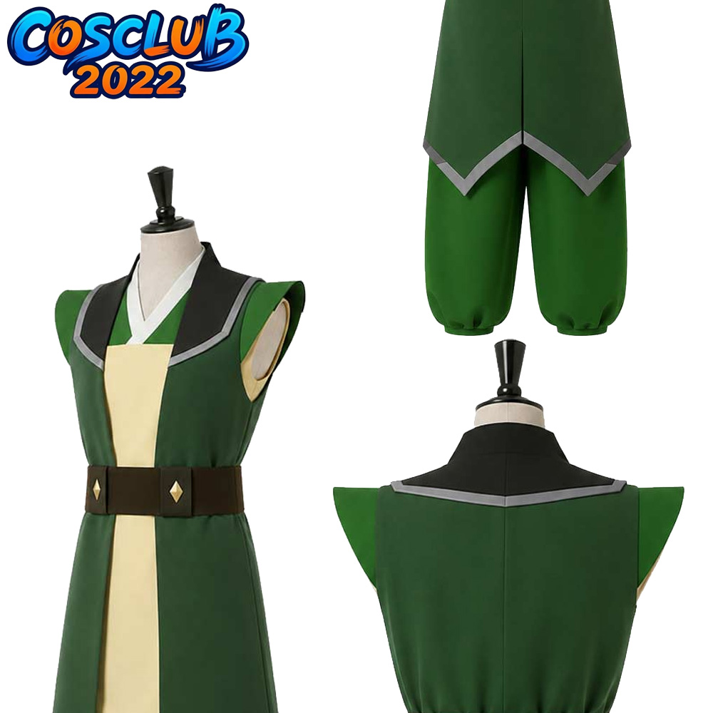 Cosplay Avatar Anime - Fantasia Toph Cosplay Beifong, Roupa de
