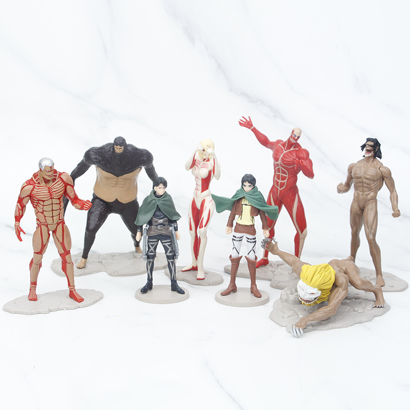 Kotobukiya Artfx - 8 pçs ataque em titã anime