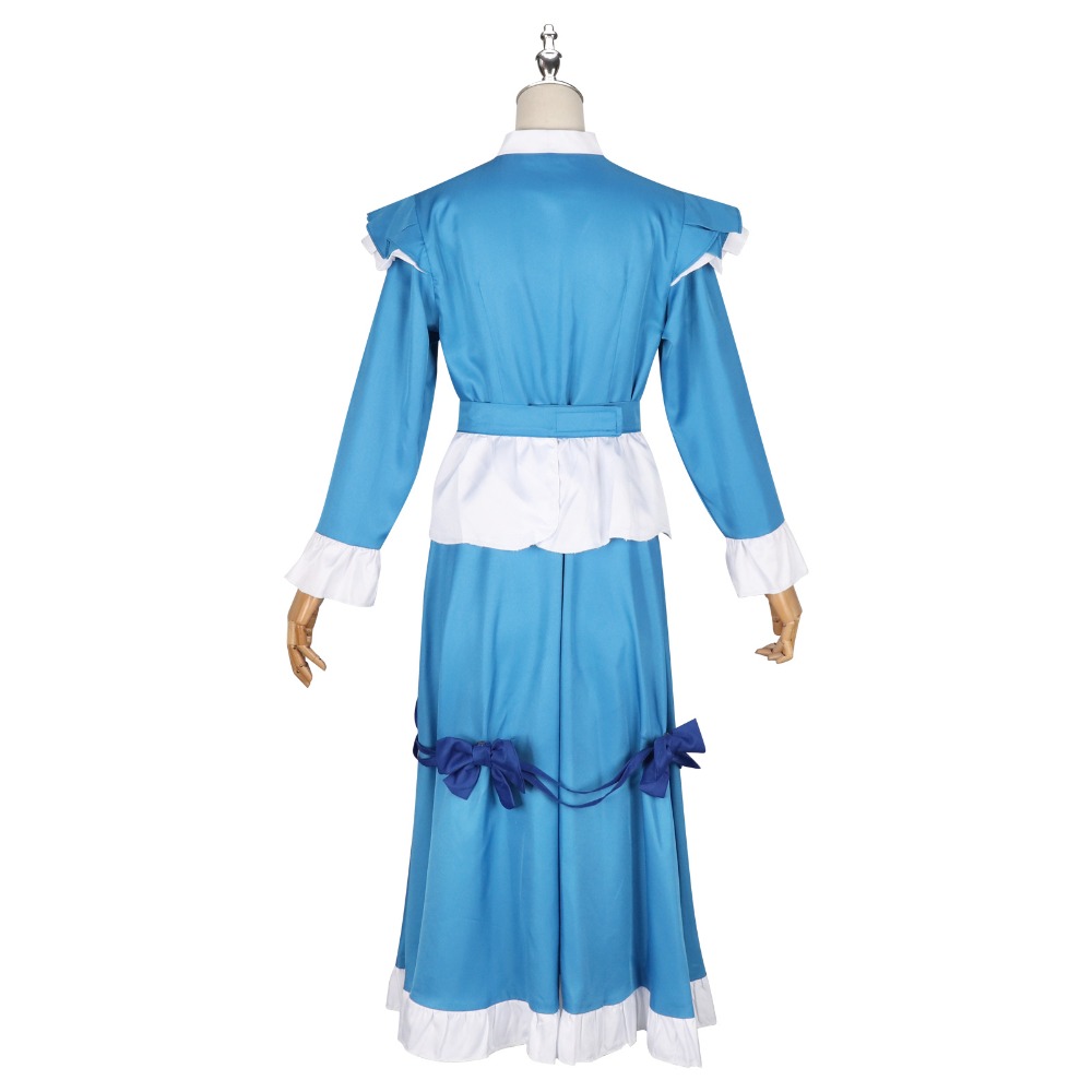 Fantasia Completa de Cosplay P - Anime Cosplay Blue Hair avaliação e preço
