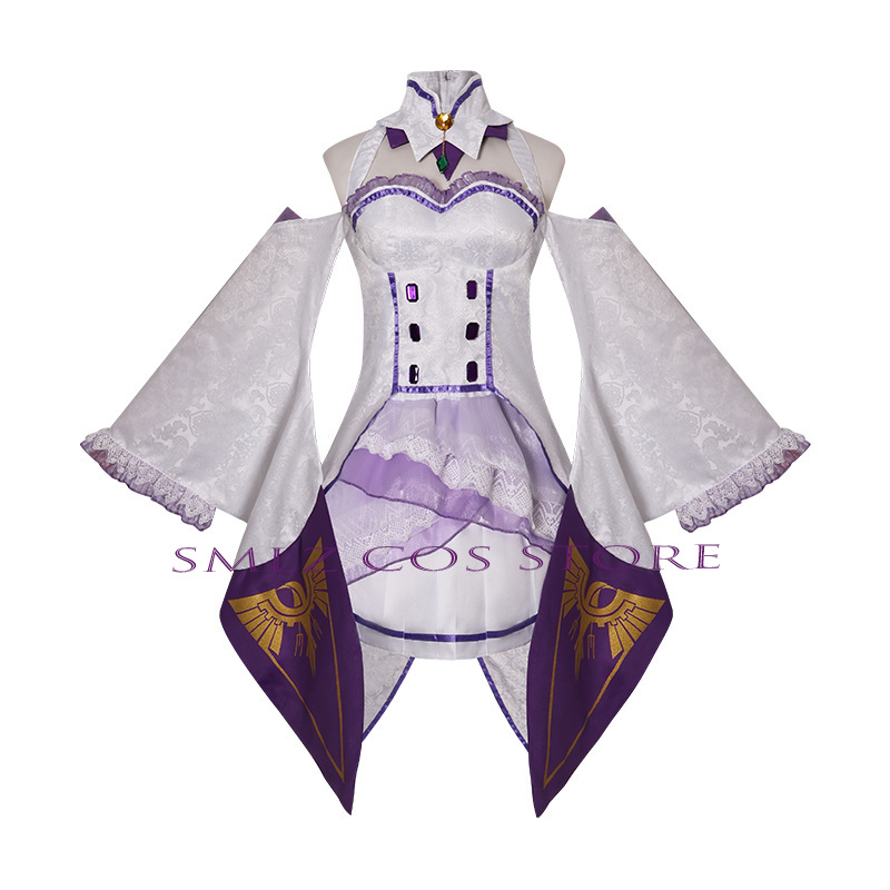 Fantasia de Cosplay Emilia do  - Women Anime Cosplay avaliação e preço