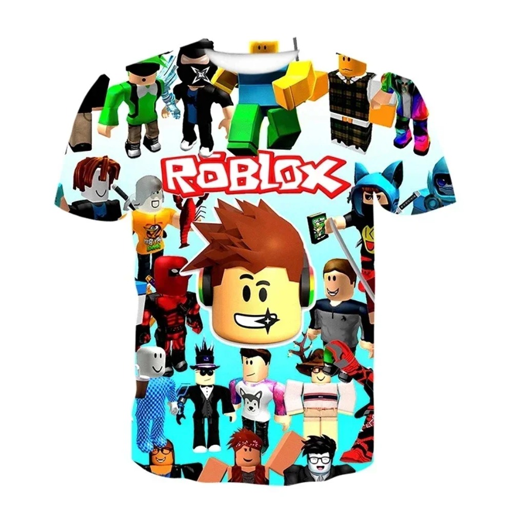 Camiseta Infantil Roblox para  - Anime Cosplay Roblox avaliação e preço