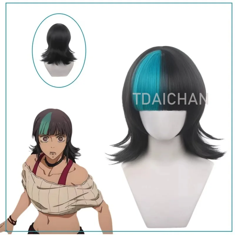 Peruca de Cosplay Kirara Hoshi - Anime Cosplay Blue Hair avaliação e preço