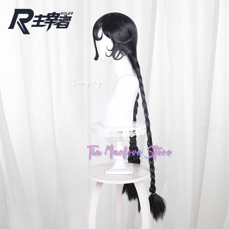 Peruca de Cosplay Jaadugar, Br - Cosplay Anime Black Hair avaliação e preço