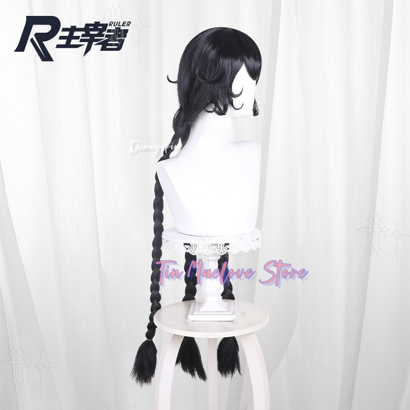 Peruca de Cosplay Jaadugar, Br - Cosplay Anime Black Hair avaliação e preço