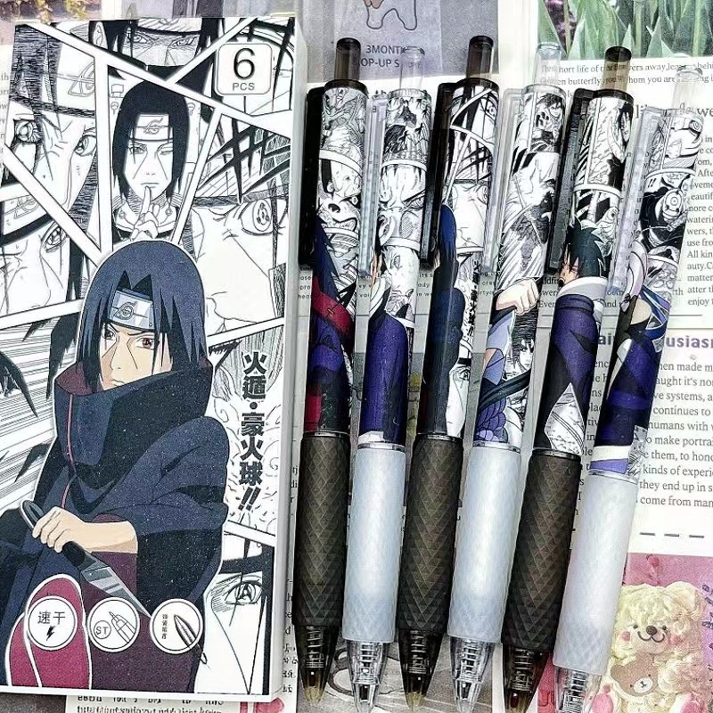 Nova Caneta de Gel Retrátil Na - Anime Cosplay Quiz avaliação e preço