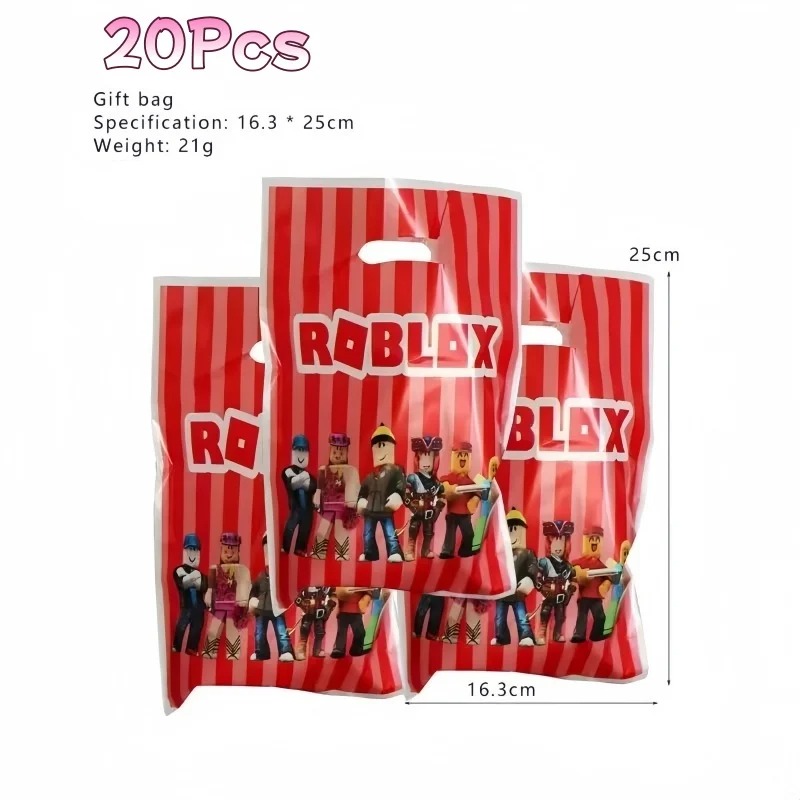 20 Sacolas de Presente Roblox  - Anime Cosplay Roblox avaliação e preço