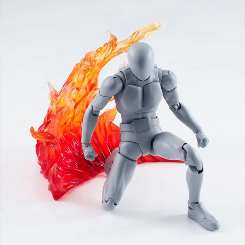 Efeito de Chamas de Fogo Espec - Bandai Gundam Rg avaliação e preço