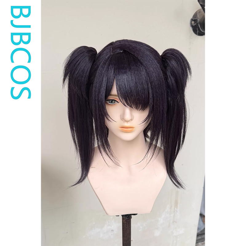 Peruca Estilizada ‌ Peruca de  - Cosplay Anime Black Hair avaliação e preço