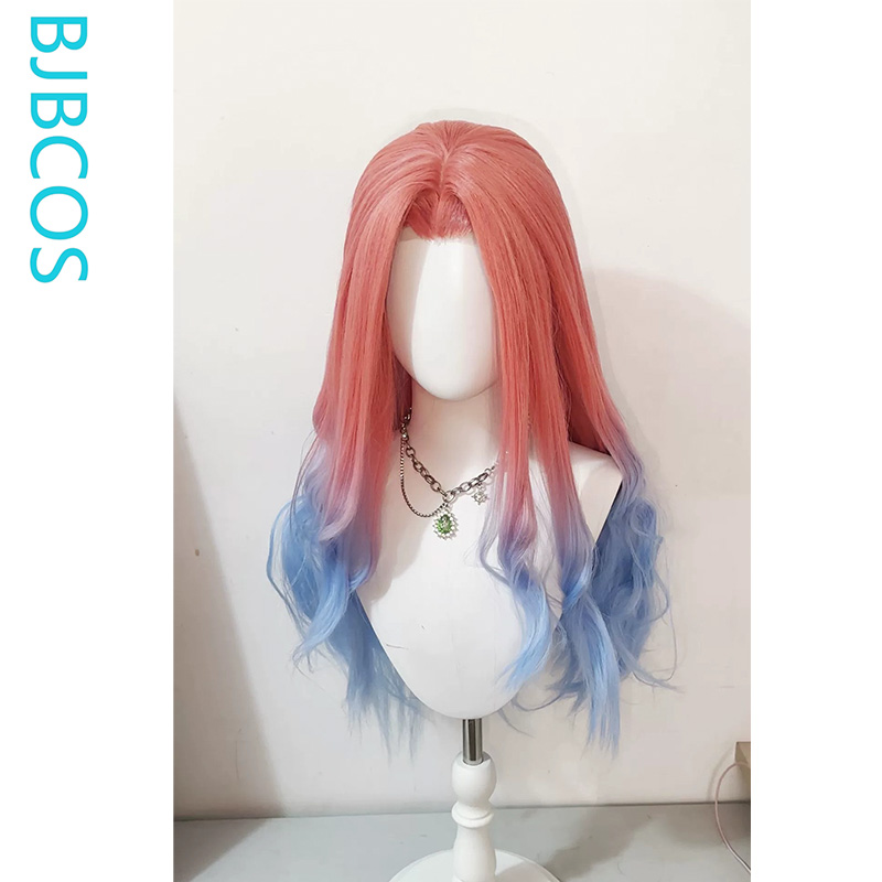 Peruca Estilizada ‌ Peruca Cos - Anime Cosplay Blue Hair avaliação e preço