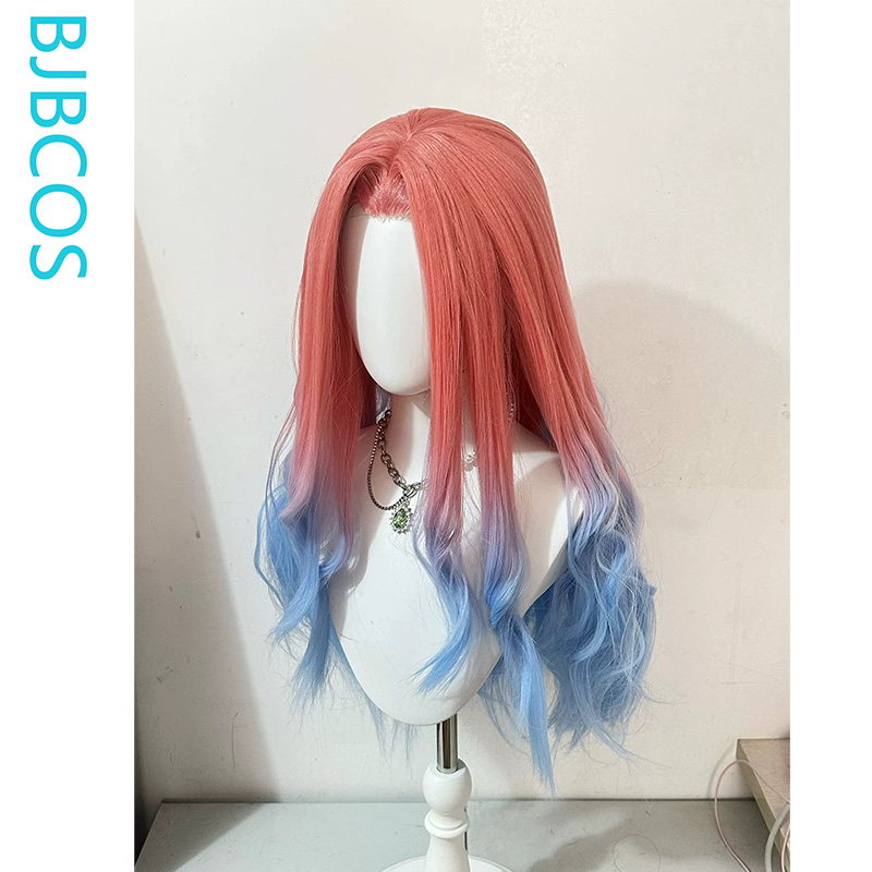 Peruca Estilizada ‌ Peruca Cos - Anime Cosplay Blue Hair avaliação e preço