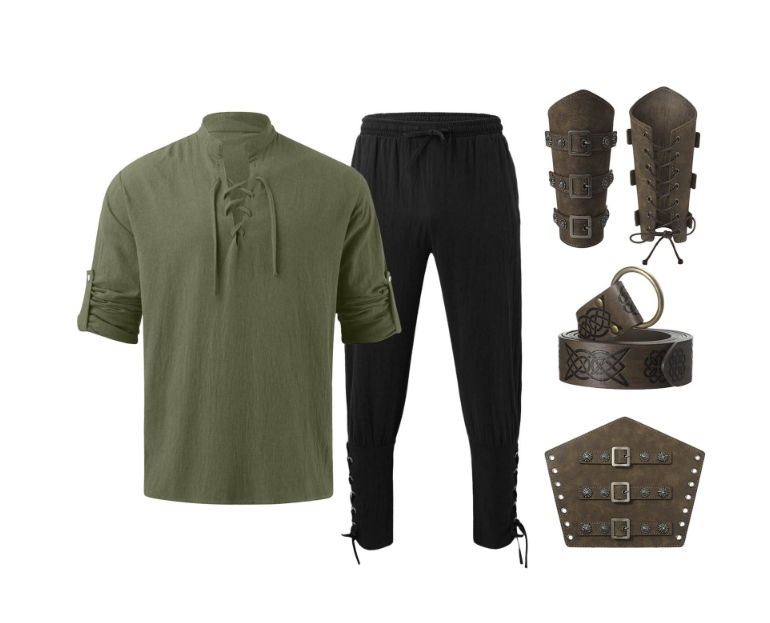 Conjunto de 4 peças de fantasi - Anime Cosplay Anime avaliação e preço