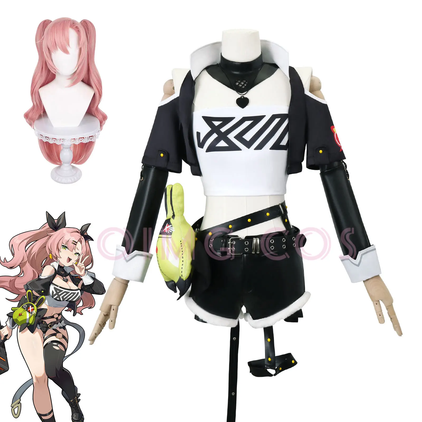 Fantasia de Cosplay Nicole Dem - Women Anime Cosplay avaliação e preço