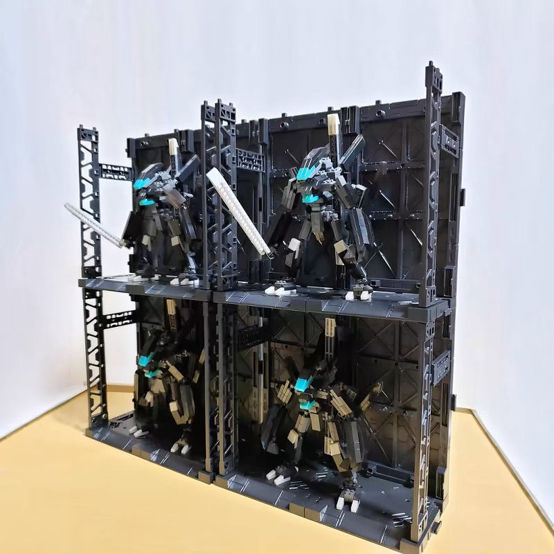 Em Estoque: Base de Exibição e - Bandai Gundam Rg avaliação e preço