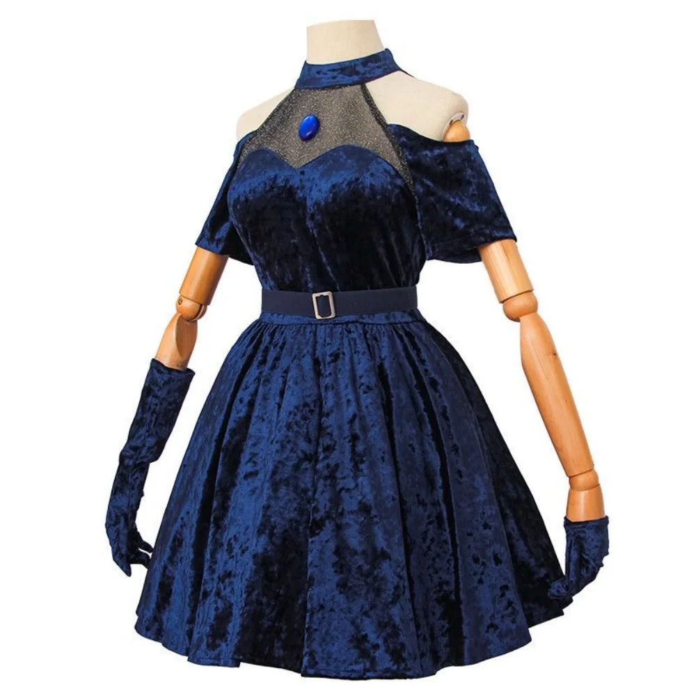 Fantasia de Cosplay de Anime A - Anime Cosplay Blue Hair avaliação e preço