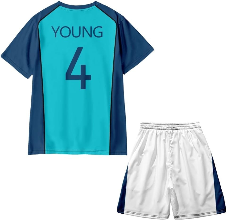 Isagi yoichi camisetas bachira - Anime Cosplay Kostüm avaliação e preço