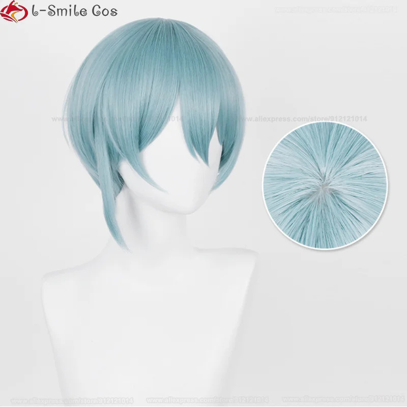 Anime hiori yo cosplay 28cm pe - Anime Cosplay Blue Hair avaliação e preço
