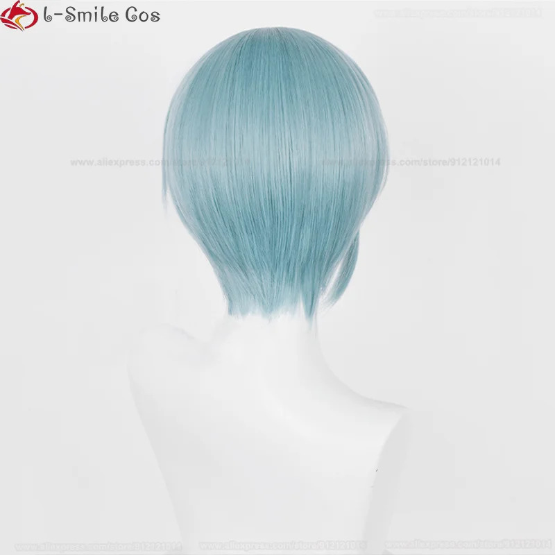 Anime hiori yo cosplay 28cm pe - Anime Cosplay Blue Hair avaliação e preço
