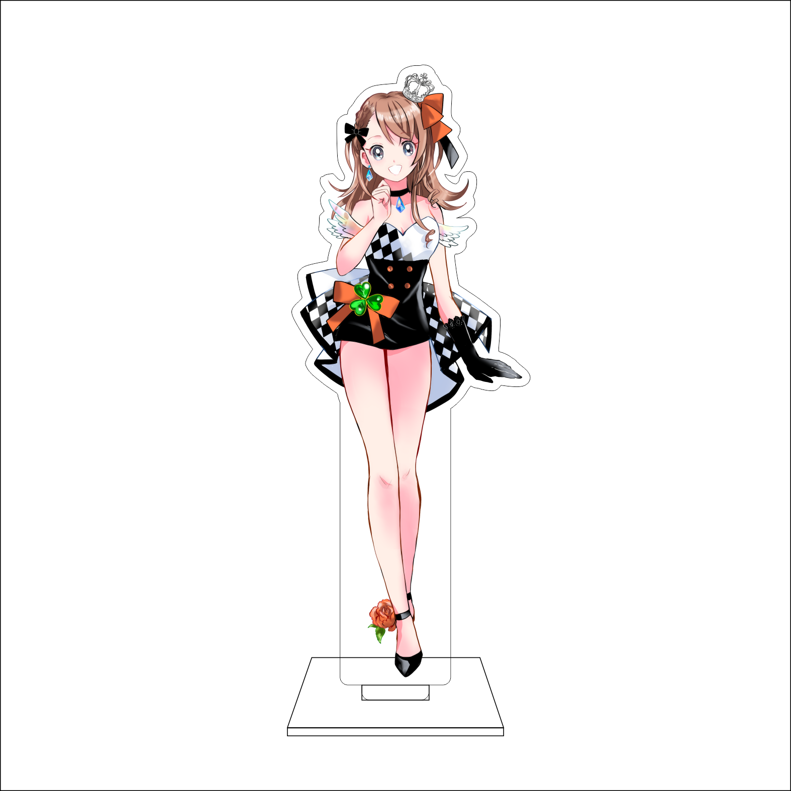 Anime de 16CM ‌ Figura Acrílic - Anime Cosplay Of avaliação e preço
