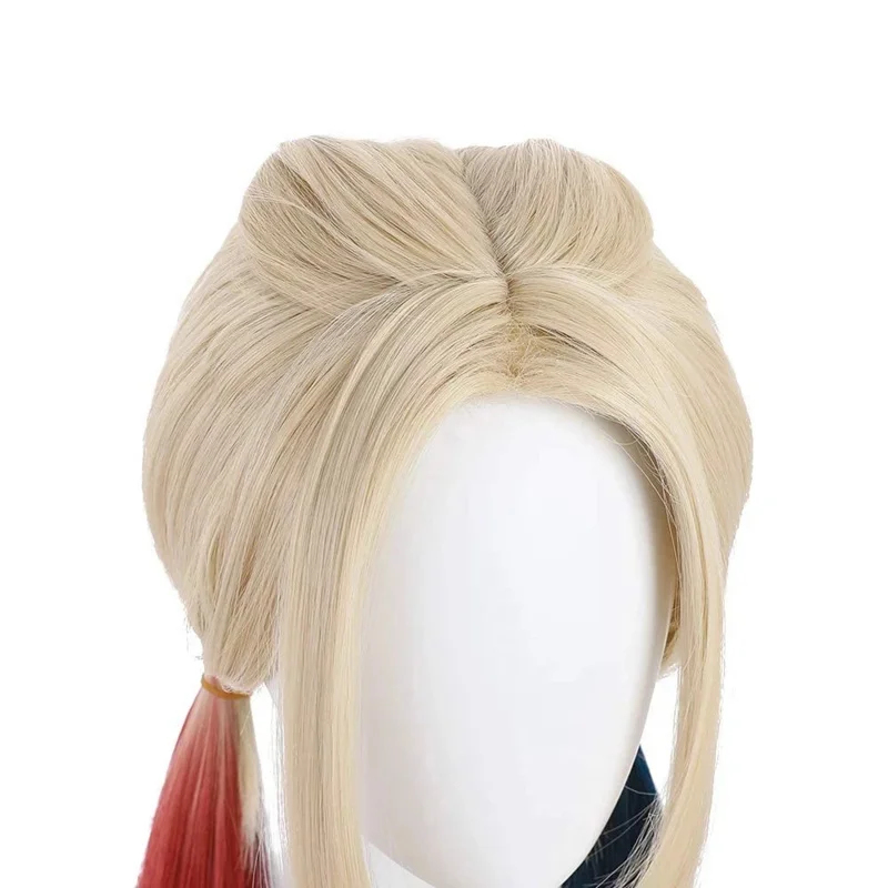 Perucas 2026 para Harley Quinn - Anime Harley Quinn Cosplay avaliação e preço