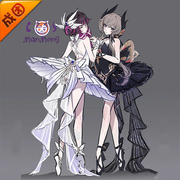 Fantasia de Cosplay Columbina  - Anime Cosplay Girls avaliação e preço