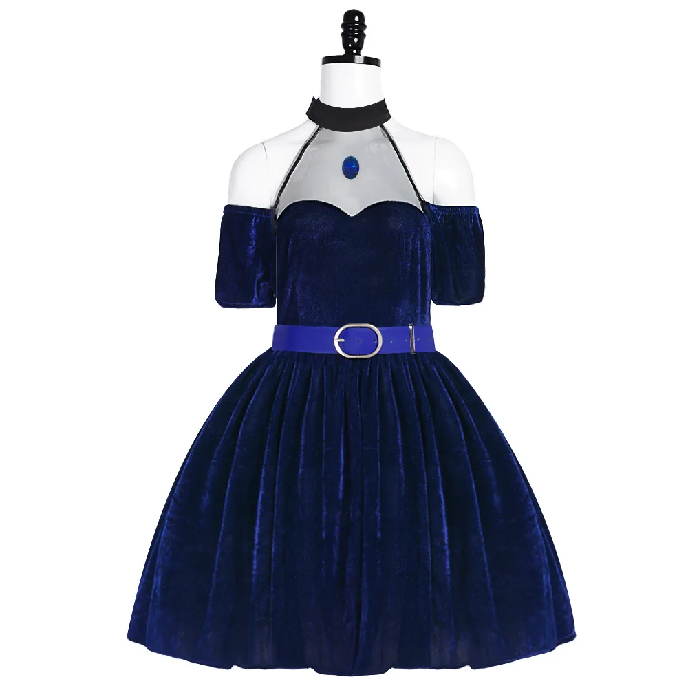 Fantasia de Cosplay Anime Alie - Anime Cosplay Blue Hair avaliação e preço