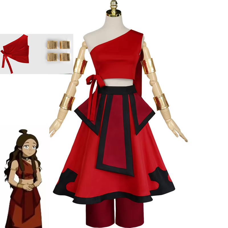 Fantasia de Cosplay Katara do  - Cosplay Avatar Anime avaliação e preço