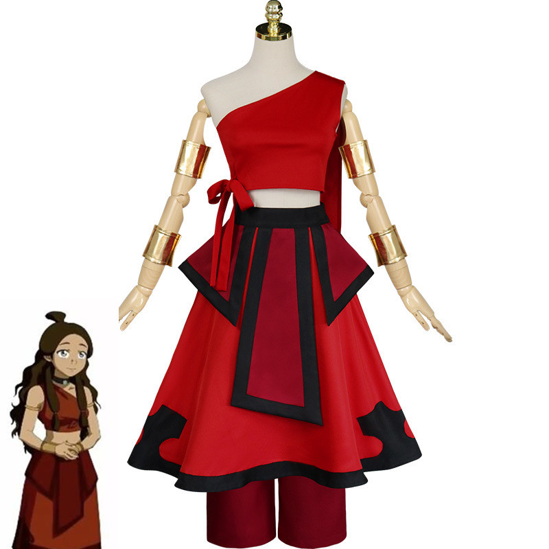 Fantasia de Cosplay Katara do  - Cosplay Avatar Anime avaliação e preço