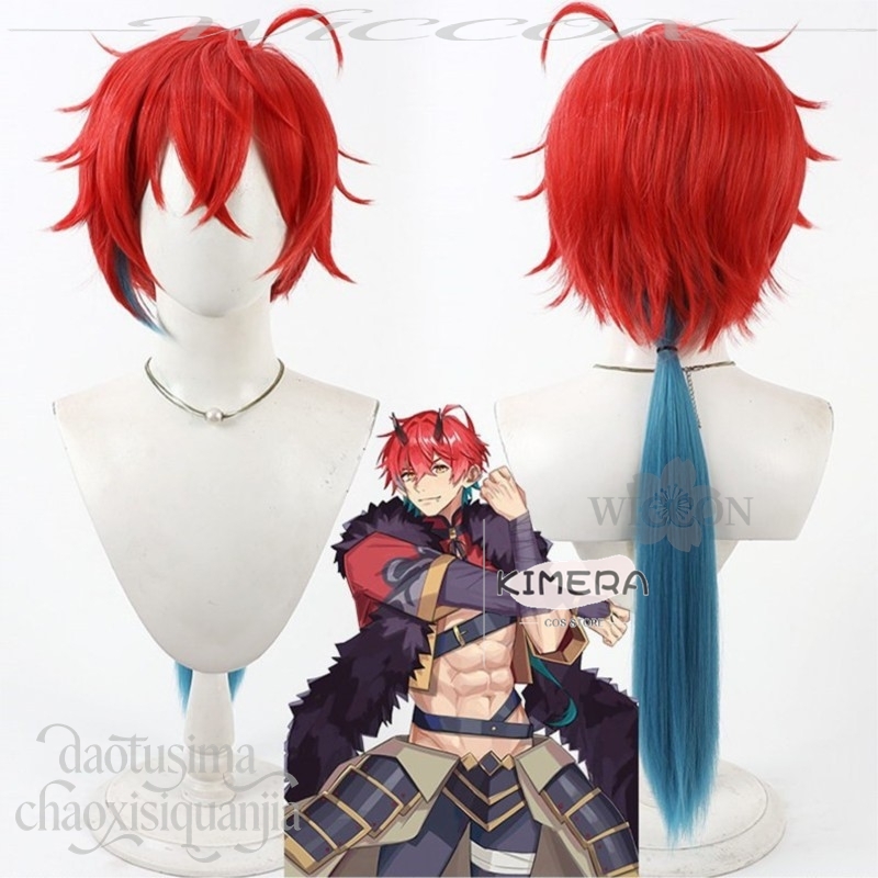 Loja Kimera: Princesa Anime Ka - Anime Cosplay Blue Hair avaliação e preço