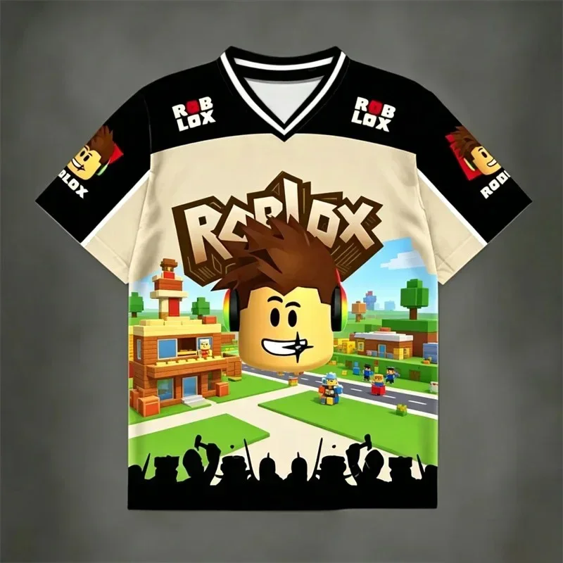 Camiseta Infantil Roblox para  - Anime Cosplay Roblox avaliação e preço