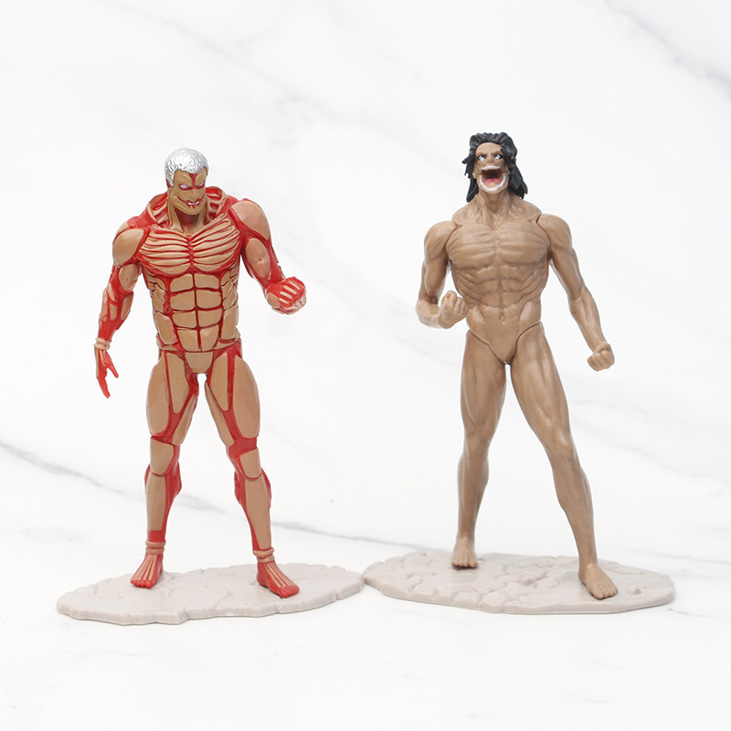8 pçs ataque em titã anime fig - Kotobukiya Artfx avaliação e preço