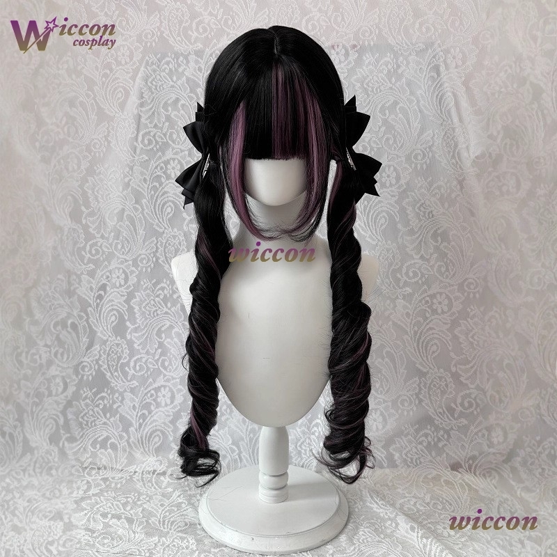 Quadrinhos ‌ Peruca preta com  - Cosplay Anime Black Hair avaliação e preço